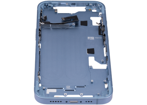 Mid-Frame Housing W/ Small Parts For iPhone 14 (EU / Global Version) (Aftermarket Plus) (Blue) – Image 9