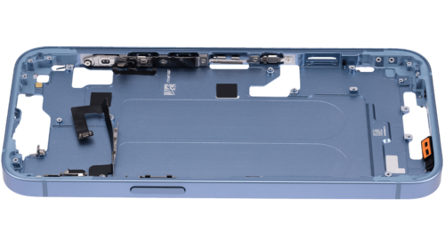 Mid-Frame Housing W/ Small Parts For iPhone 14 (EU / Global Version) (Aftermarket Plus) (Blue) – Image 10