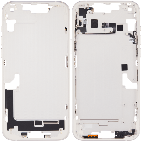Boîtier intermédiaire avec petites pièces pour iPhone 14 Plus (version UE/globale) (Aftermarket Plus) (Starlight) – Image 2