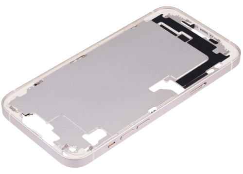 Boîtier intermédiaire avec petites pièces pour iPhone 14 Plus (version UE/globale) (Aftermarket Plus) (Starlight) – Image 6