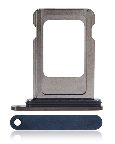 Tiroir pour carte SIM unique pour iPhone 15 Pro / 15 Pro Max (Bleu Titane) – Image 6