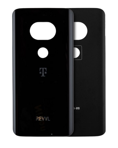 Back cover Glass For Motorola Moto G7 Plus Revvl (XT1965-T / 2019) (Genuine OEM) (Black)