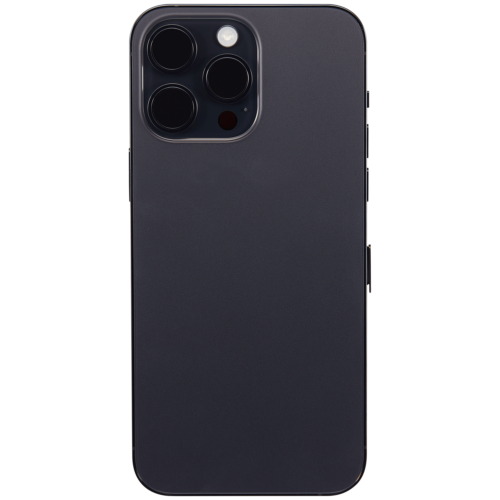 Coque arrière avec petites pièces pour iPhone 14 Pro Max (version UE/globale) (pièce de rechange Plus) (noir sidéral) – Image 4