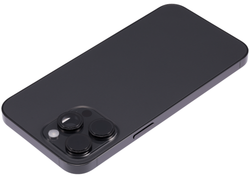 Coque arrière avec petites pièces pour iPhone 14 Pro Max (version UE/globale) (pièce de rechange Plus) (noir sidéral) – Image 6