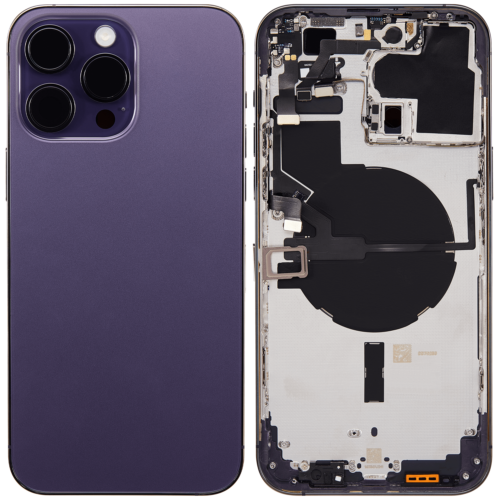 Back châssis W/ Small Parts pour iPhone 14 Pro Max (EU / Global Version) (compatible qualité supérieure) (Deep Purple) – Image 2
