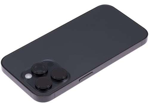 Back Housing W/ Small Parts For iPhone 14 Pro (EU / Global Version) (Aftermarket Plus) (Space Black) – Image 6