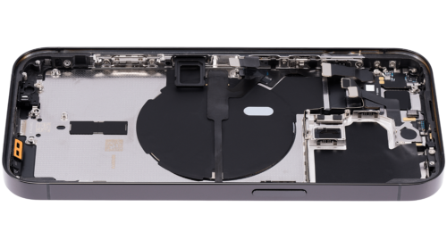 Back Housing W/ Small Parts For iPhone 14 Pro (EU / Global Version) (Aftermarket Plus) (Space Black) – Image 11