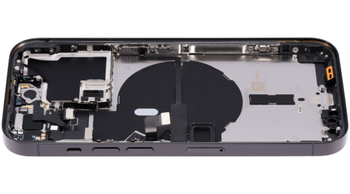 Back Housing W/ Small Parts For iPhone 14 Pro (EU / Global Version) (Aftermarket Plus) (Space Black) – Image 10