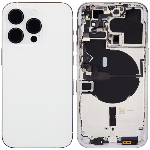 Back châssis W/ Small Parts pour iPhone 14 Pro (EU / Global Version) (compatible qualité supérieure) (argent) – Image 2