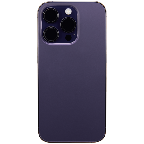Coque arrière avec petites pièces pour iPhone 14 Pro (version UE/globale) (compatible qualité supérieure) (violet foncé) – Image 4