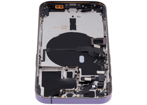 Coque arrière avec petites pièces pour iPhone 14 Pro (version UE/globale) (compatible qualité supérieure) (violet foncé) – Image 8