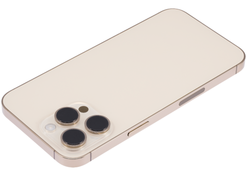 Coque arrière avec petites pièces pour iPhone 14 Pro Max (version US) (compatible qualité supérieure) (Or) – Image 6