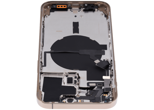Coque arrière avec petites pièces pour iPhone 14 Pro Max (version US) (compatible qualité supérieure) (Or) – Image 8