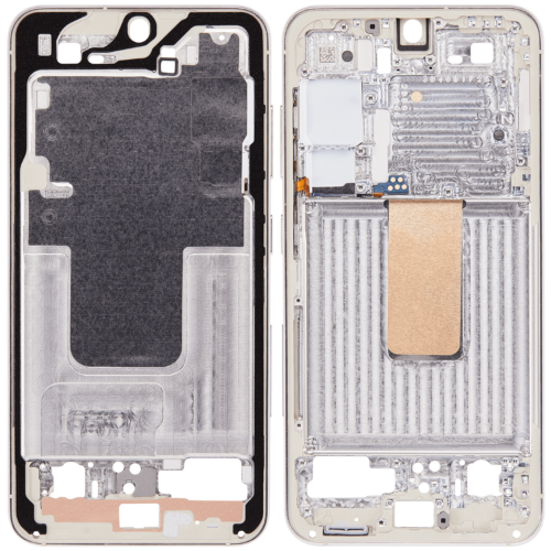 Boîtier intermédiaire pour Samsung Galaxy S23 5G (versions US et internationale) (crème) – Image 2