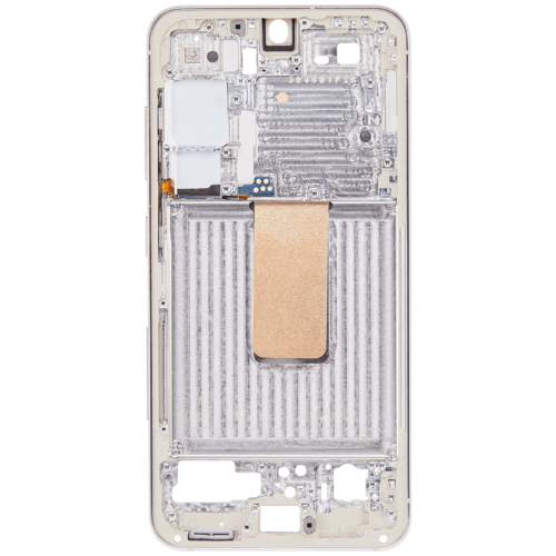 Boîtier intermédiaire pour Samsung Galaxy S23 5G (versions US et internationale) (crème) – Image 4