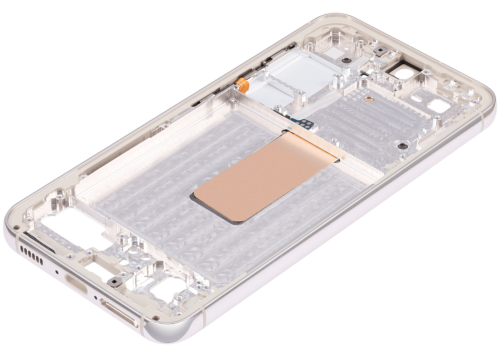 Boîtier intermédiaire pour Samsung Galaxy S23 5G (versions US et internationale) (crème) – Image 6