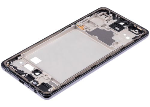 Boîtier intermédiaire pour Samsung Galaxy A72 (A725 / 2021) (Noir élégant) – Image 6