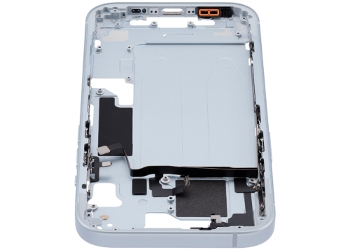 Mid-Frame Housing W/ Small Parts For iPhone 15 (US Version) (Used OEM Pull: Grade A) (Blue) – Image 8
