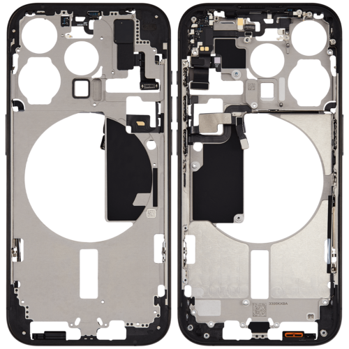 Mid-cadre châssis W/ Small Parts pour iPhone 15 Pro (US Version) (Used OEM Pull: Grade A) (Black Titanium) – Image 2
