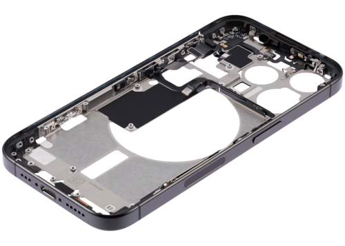 Mid-cadre châssis W/ Small Parts pour iPhone 15 Pro (US Version) (Used OEM Pull: Grade A) (Black Titanium) – Image 7