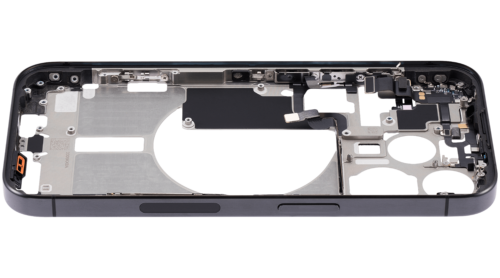 Mid-cadre châssis W/ Small Parts pour iPhone 15 Pro (US Version) (Used OEM Pull: Grade A) (Black Titanium) – Image 11