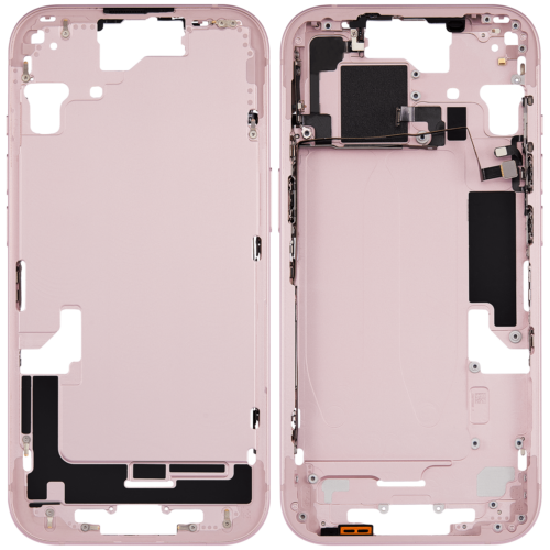 Mid-cadre châssis W/ Small Parts pour iPhone 15 (US Version) (Used OEM Pull: Grade A) (rose) – Image 2
