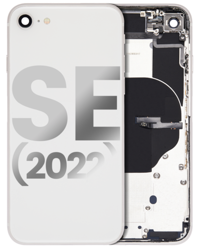 Back châssis W/ Small Components pré-installé pour iPhone SE (2022) (Used OEM Pull: Grade A) (lumière stellaire) – Image 11