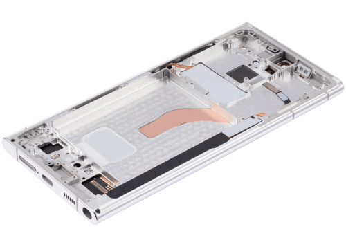 OLED Assembly With Frame For Samsung Galaxy S22 Ultra 5G (Service Pack) (Phantom White) – Image 7