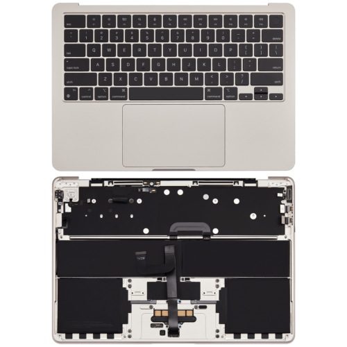 Top case avec batterie et clavier (ANSI US) pour MacBook Air 13" A2681 (2022) (lumière stellaire) – Image 2