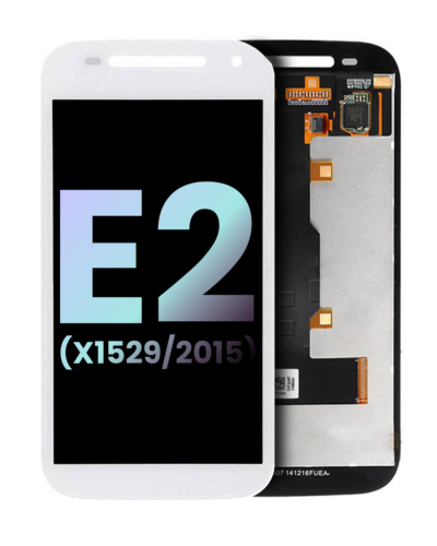 LCD Assembly Without Frame For Motorola Moto E2 (2nd Gen) (X1529 / 2015) (White) (Genuine OEM)