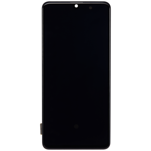 Écran OLED avec cadre pour Samsung Galaxy A41 (A415 / 2020) (Remis à neuf) (Noir Prism Crush) – Image 3