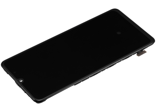 Écran OLED avec cadre pour Samsung Galaxy A41 (A415 / 2020) (Remis à neuf) (Noir Prism Crush) – Image 5