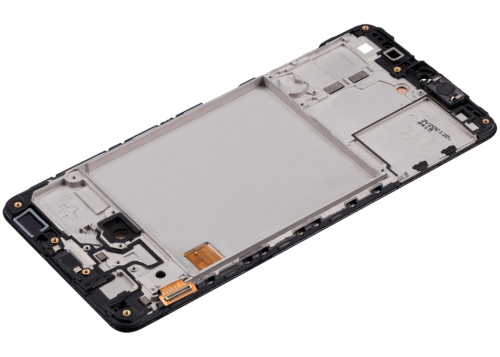 Écran OLED avec cadre pour Samsung Galaxy A41 (A415 / 2020) (Remis à neuf) (Noir Prism Crush) – Image 6