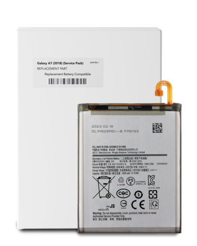 Replacement Battery For Samsung Galaxy A10 (A105 / 2019) / A7 (A750 / 2018) / A8s (G887 / 2018) / A8 (A810 / 2016) (EB-BA750ABU) (Service Pack)