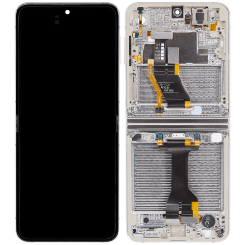 Inner bloc écran OLED avec cadre pour Samsung Galaxy Z Flip 5 5G (US & International) (reconditionné) (Cream) – Image 2