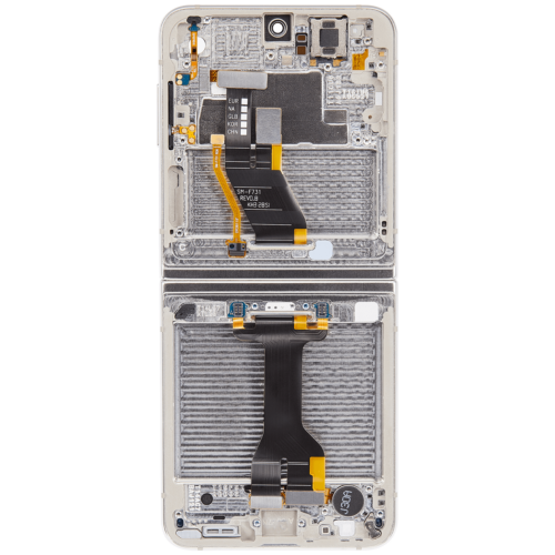 Inner bloc écran OLED avec cadre pour Samsung Galaxy Z Flip 5 5G (US & International) (reconditionné) (Cream) – Image 5