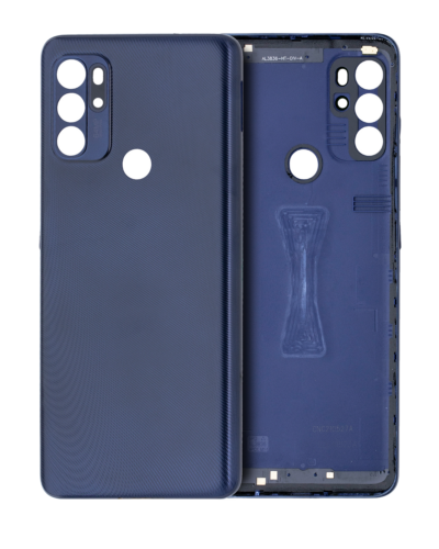 Coque arrière en verre pour Motorola Moto G60S (XT2133 / 2021) (Bleu)