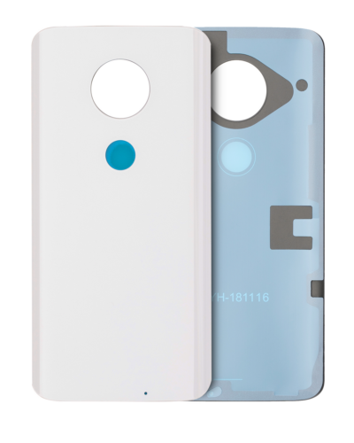 Back cover Glass For Motorola Moto G7 (XT1962 / 2019) (Clear White)