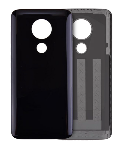 Back cover Glass For Motorola Moto G7 Power (XT1955 / 2019) (Ceramic Black)