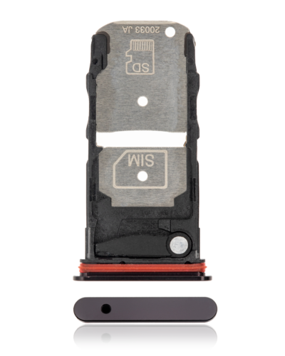 Single Sim Card Tray For Motorola Edge Plus 5G (XT2061 / 2020) (Genuine OEM) (Smokey Sangria)