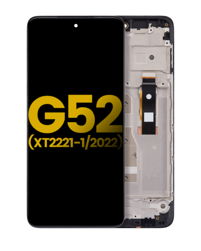 OLED Assembly With Frame For Motorola Moto G52 (XT2221 / 2022) (Refurbished) (All Colors) – Image 11