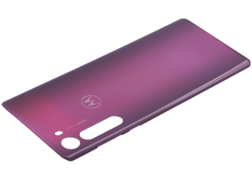 Coque arrière en verre pour Motorola Moto Edge (XT2063 / 2020) (Pièce d'origine constructeur) (Magenta nuit) – Image 4
