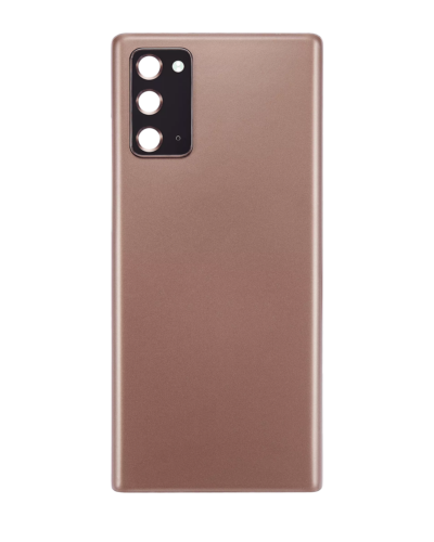 Coque arrière en verre avec objectif pour Samsung Galaxy Note 20 5G (sans logo) (Adaptable) (Bronze mystique) – Image 5
