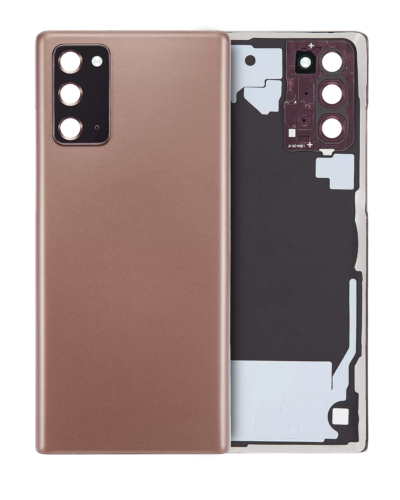 Coque arrière en verre avec objectif pour Samsung Galaxy Note 20 5G (sans logo) (Adaptable) (Bronze mystique) – Image 7