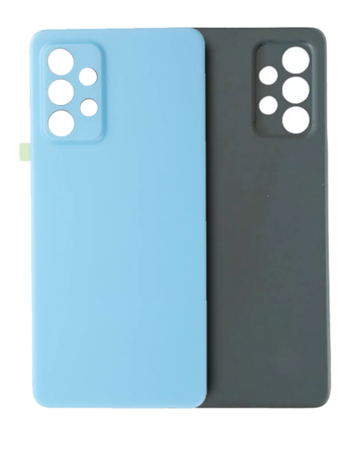 Cache arrière verre pour Samsung Galaxy A52 4G (A525 / 2021) (Service Pack) (Awesome Blue)