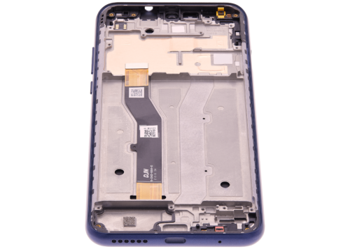 LCD Assembly With Frame For Motorola Moto G Play (XT2093 / 2021) (Genuine OEM) (Misty Blue) – Image 7