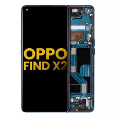 OLED Assembly With Frame For OPPO Find X2 (Refurbished) (Black)