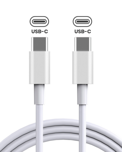 USB-C to C Cable For iPhone / iPad (1 m / 3 ft) (OEM Grade A) (Bulk Packaging) (50 Pack)