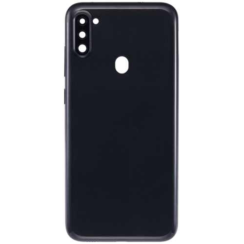 Coque arrière avec objectif de caméra pour Samsung Galaxy A11 (A115 / 2020) (version internationale) (Adaptable) (Noir) – Image 3