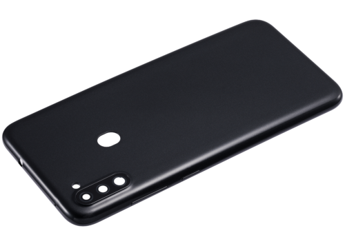 Coque arrière avec objectif de caméra pour Samsung Galaxy A11 (A115 / 2020) (version internationale) (Adaptable) (Noir) – Image 5